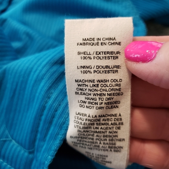 EC Avec Les Filles Bright Blue Wide Rail Corduroy Jacket Size Small, Casual - Picture 10 of 10